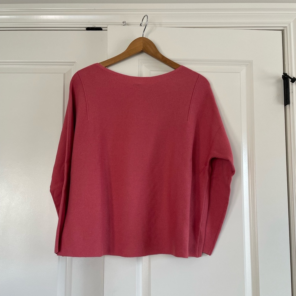 J. Jill Dark Coral Sweater